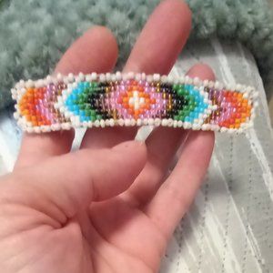 Beaded Hair Barrette